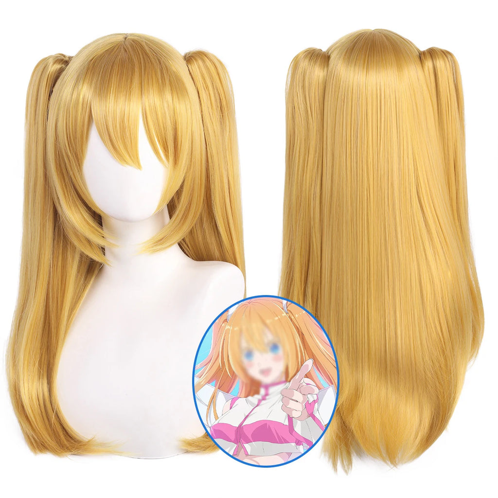 Anime Lilysa Amano Cosplay Wig Purple Women Halloween Party Cosplay Long Hair Wig 2.5 DSeduction Cosplay Wig
