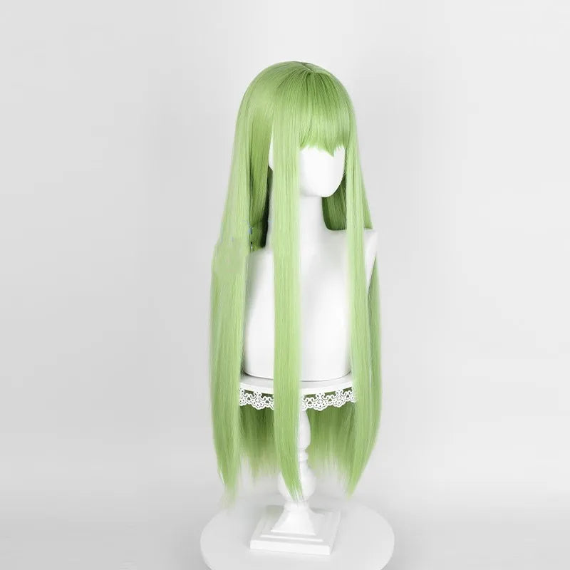 Wholesale Enkidu Wig Cosplay 80cm Long Straight Fate/Grand Order Green Anime Peluca Synthetic Halloween Party Cosplay Wig
