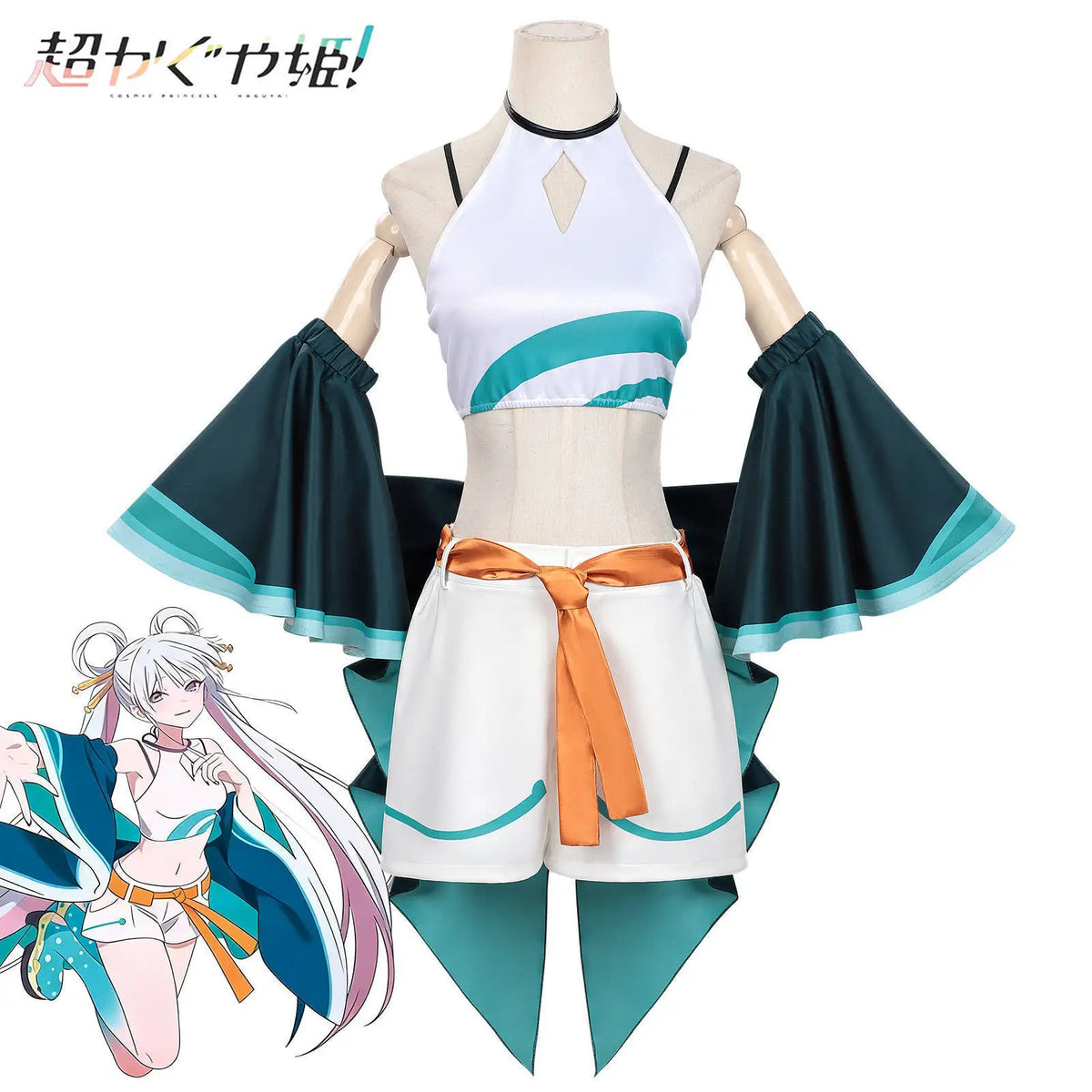 2026 Anime Style Printed Polyester Cosplay Costume Set Kimono Inspired Character Outfit Adults Stage Performance Wear