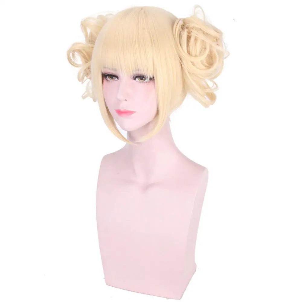 Wholesale Genshin Impact Wig Cosplay Long Curly Light Blonde Hair Wig Synthetic Anime Cosplay