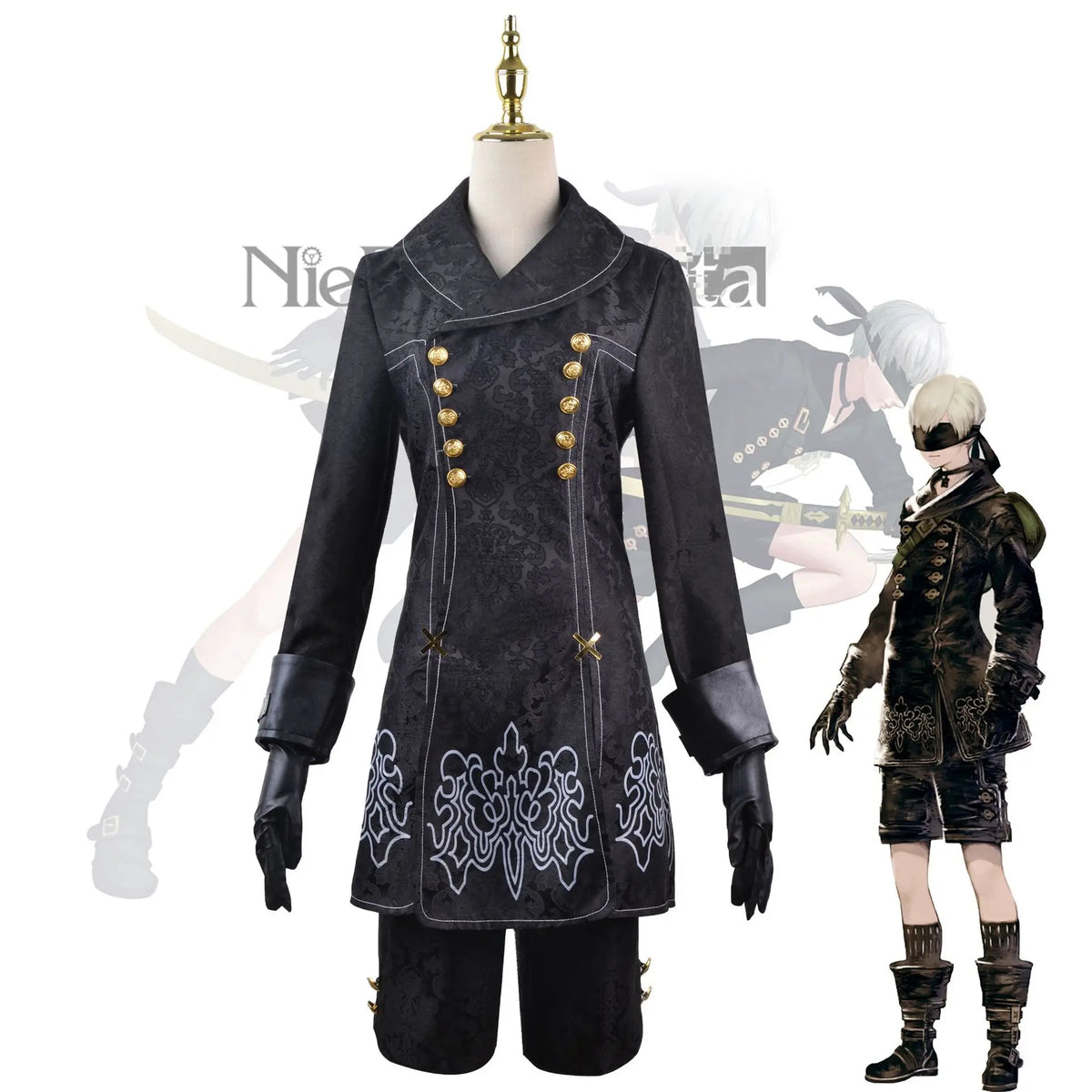 Nier Automata Cosplay Costume Yorha 2B Sexy Outfit Games Suit Women Role Play Costumes Women Men Halloween Party Fancy Dress