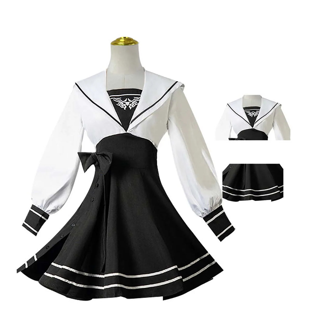 Game Nier Automata Yorha 2B Cosplay Costume School Uniform Suit GAHC-012