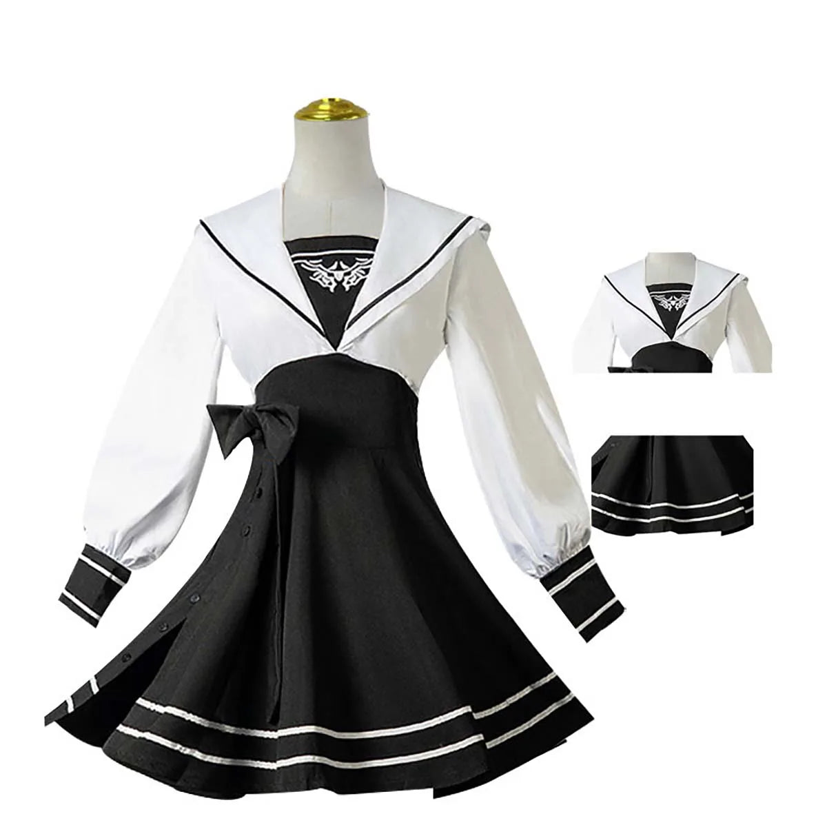 Game Nier Automata Yorha 2B Cosplay Costume School Uniform Suit GAHC-012