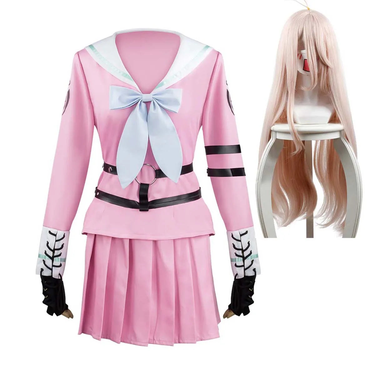 Women Girls Halloween Slanganronpa V3 Miu Iruma Anime Cosplay Costume GAHC-011