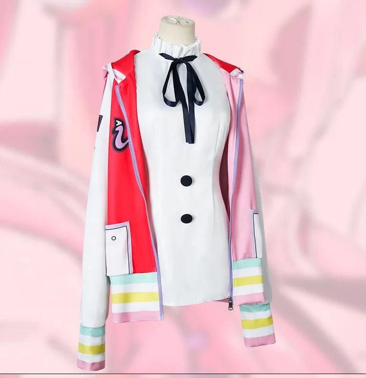 Wholesale One Piece Film Red Anime Costume High School Uniform Outfit Halloween Party Lolita Dress Uta Cosplay Costume