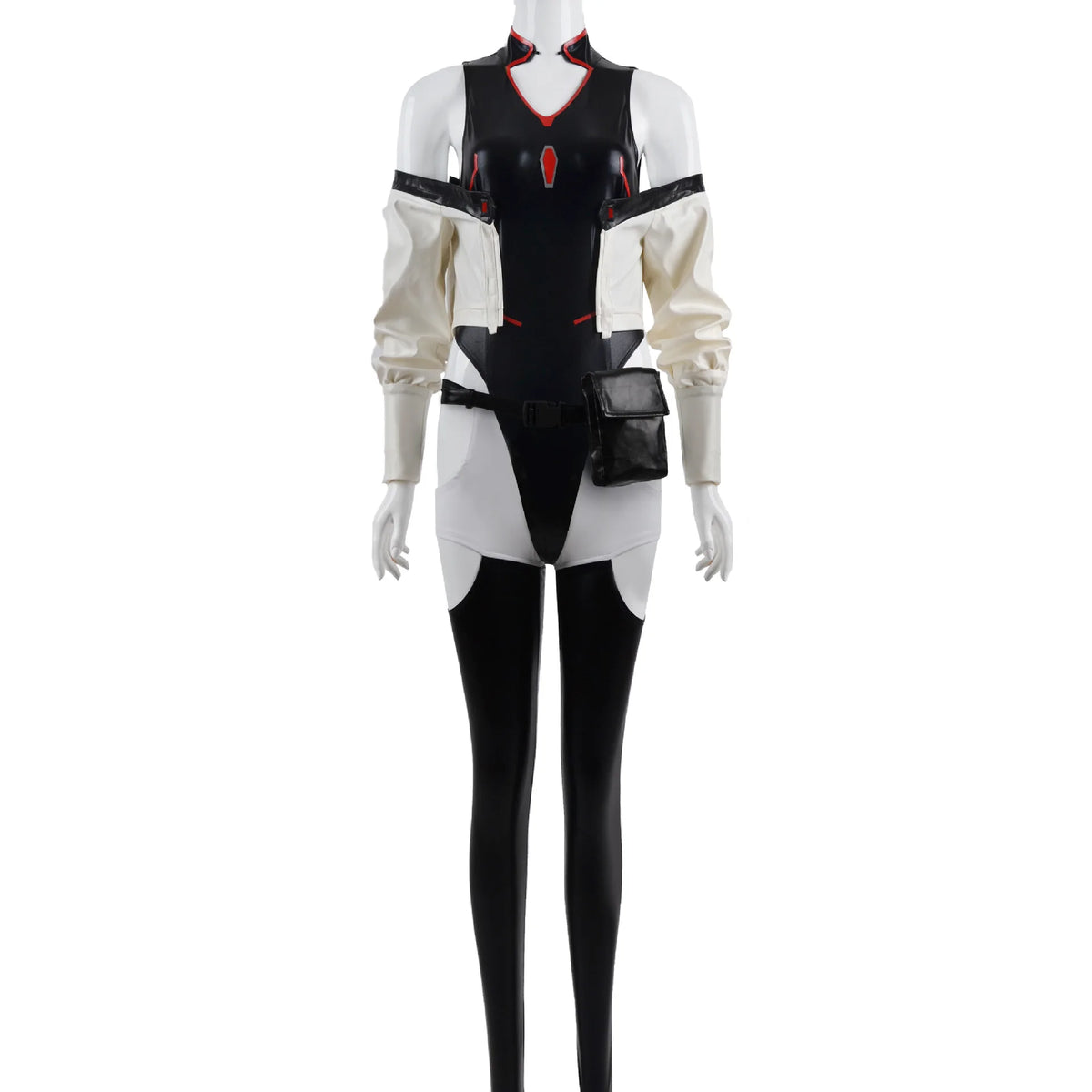 Anime Cyberpunk: Edgerunners - David / Lucy Cosplay Costume Jumpsuit Jacket With Wig Halloween Costume for Women Men