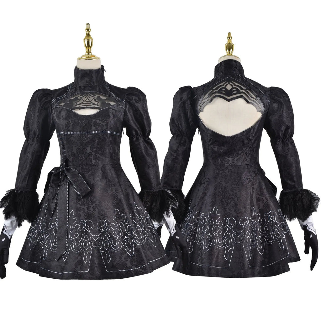 Nier Automata Cosplay Costume Yorha 2B Sexy Outfit Games Suit Women Role Play Costumes Women Men Halloween Party Fancy Dress