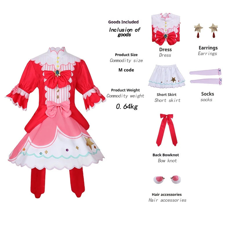 Showtime Party Perform Anime Project Sekai 3RD Otori Emu Halloween Adult Cosplay Costume Suits Set for Women XXXL Wholesale