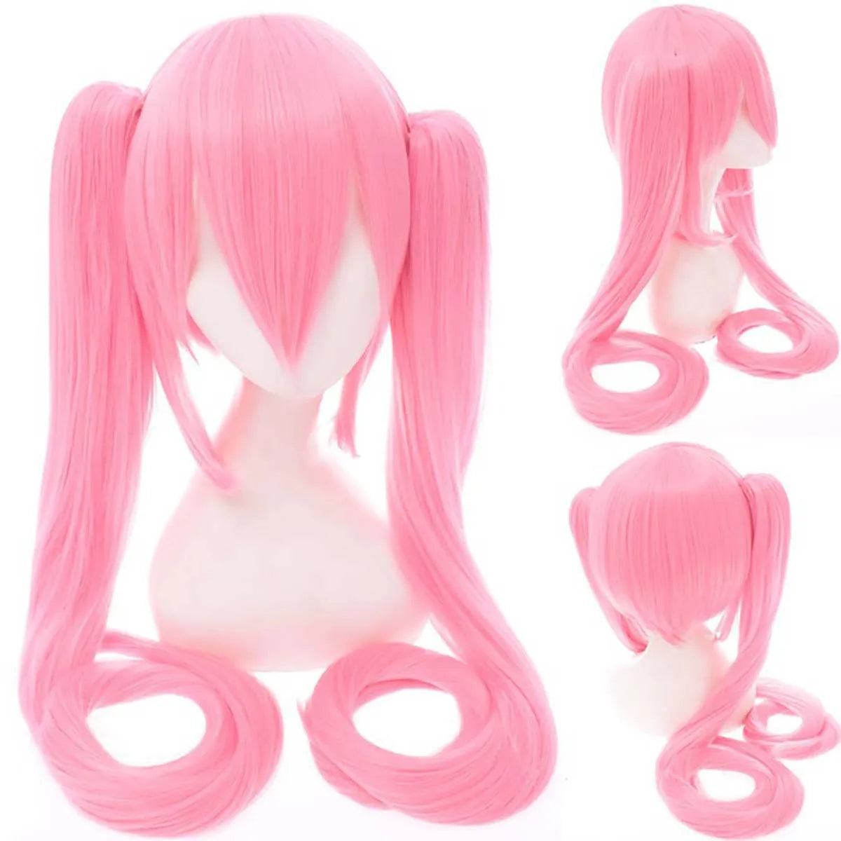Halloween Full Set Anime Sakura Cherry Pink Miku Cosplay Costume for Women Girls IDOL-001