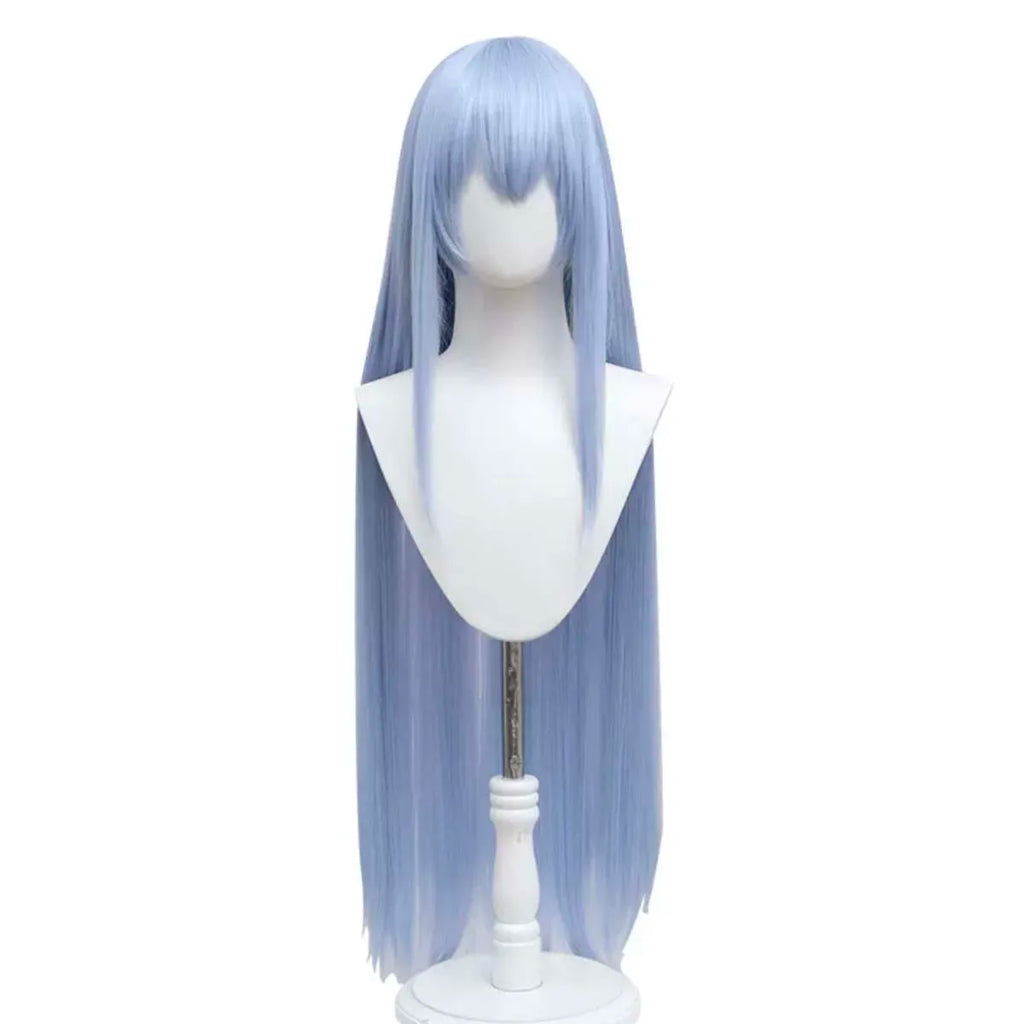 Anime Akame Ga KILL Jaegers Esdeath Esdese Cosplay Long Blue Heat Resistant Synthetic Hair Wig AOKG-108