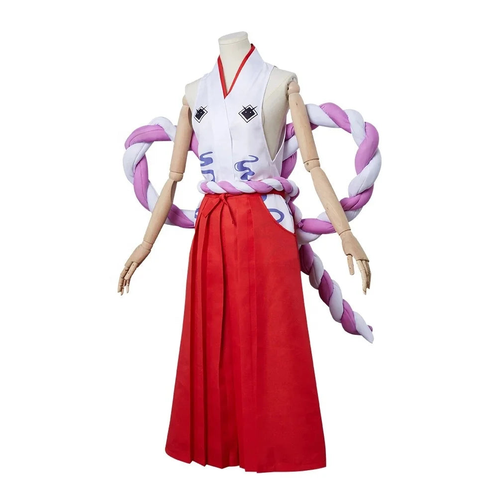 Wholesale Film Red Yamato Anime Cosplay Costume Kozuki Oden Kimono Halloween Party Costume
