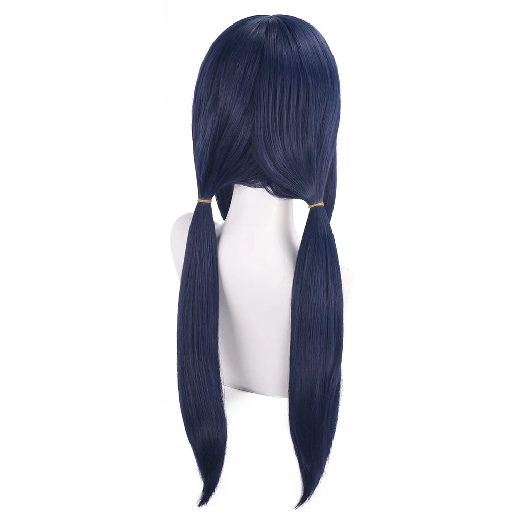 Wholesale 70cm Long Purple Pink Mixed Miside Game Wig Cosplay Synthetic Anime Halloween Party Heat Resistant Hair Wig