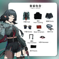 Zenless Zone Zero Women's Halloween Party Outfit Zero Jane Doe Cosplay Costume Physical Anomaly Agent Uniform with Suits Set