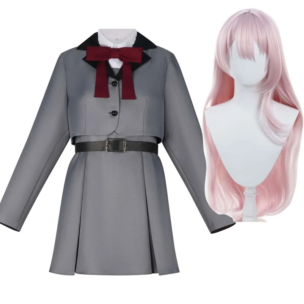 Women Game LimeLight Lemonade Jam Cosplay HARUMI ENA Gray JK Uniform Costume or Wig GAHC-098