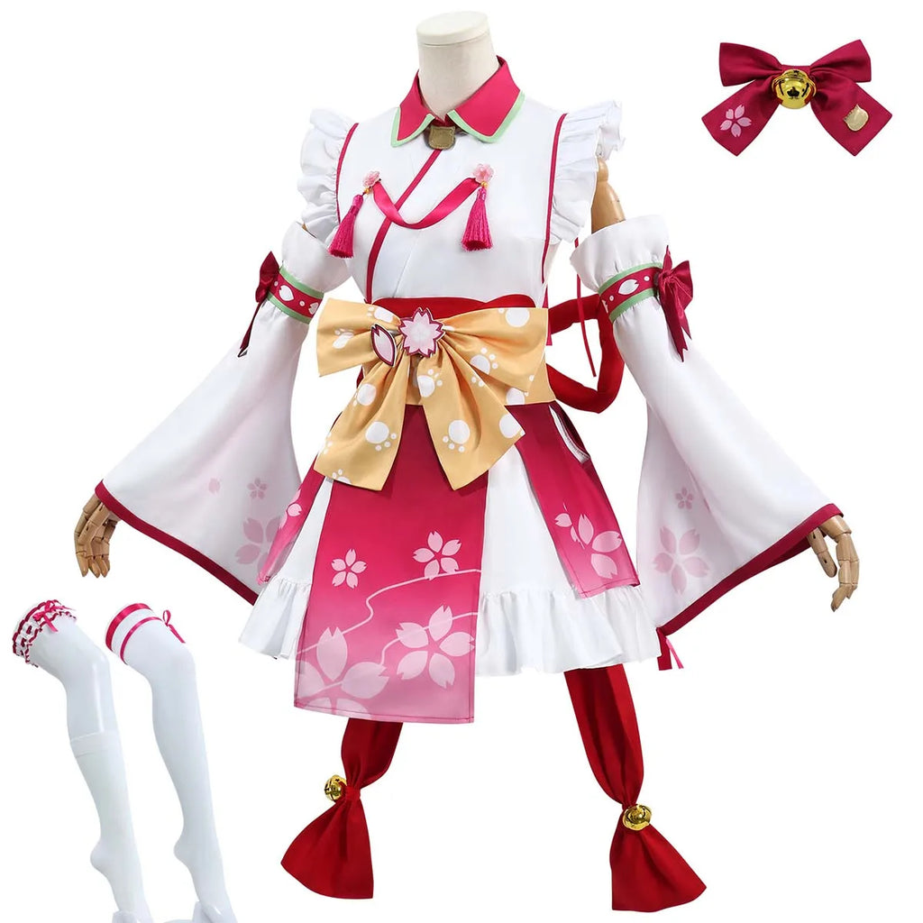 Halloween Japanese Virtual YouTuber Cosplay VTuber Hololive Costume IDOL-003