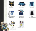 Genshin Impact Costume Cosplay Ears Tails Suit Women Wig Game Cat Halloween Carnival Party Outfit