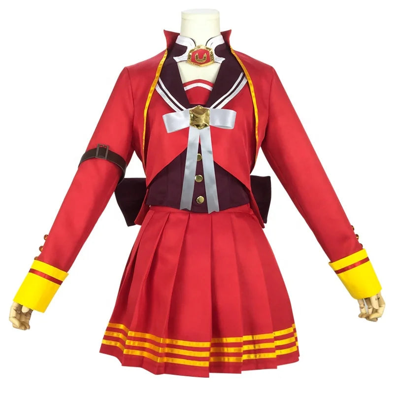 Wholesale Pretty Derby Costume High School Uniform Outfit Lolita Sailor Dress Special Week Anime Cosplay Costumes