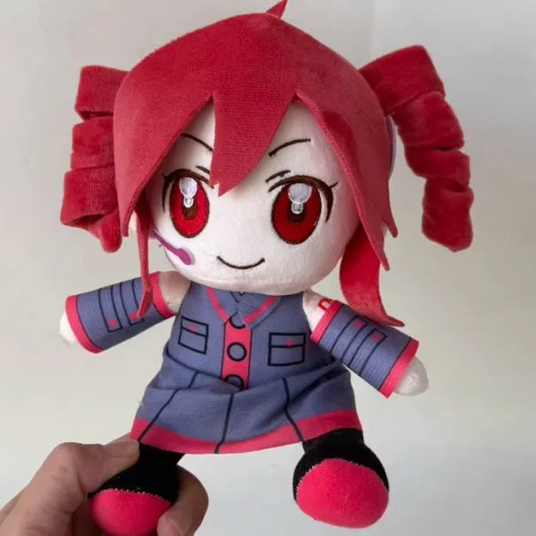 Cross-border Explosions Wholesale 20cm Polyester Kasane Teto Anime Accented ACG Plush Fun Accompanying Emotional Doll Kids