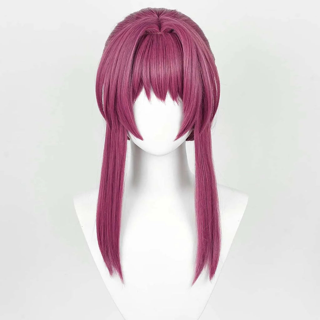 Halloween Party Game Honkai Star Rail Character Cosplay Kafka Long Ponytail Wig GAHC-008