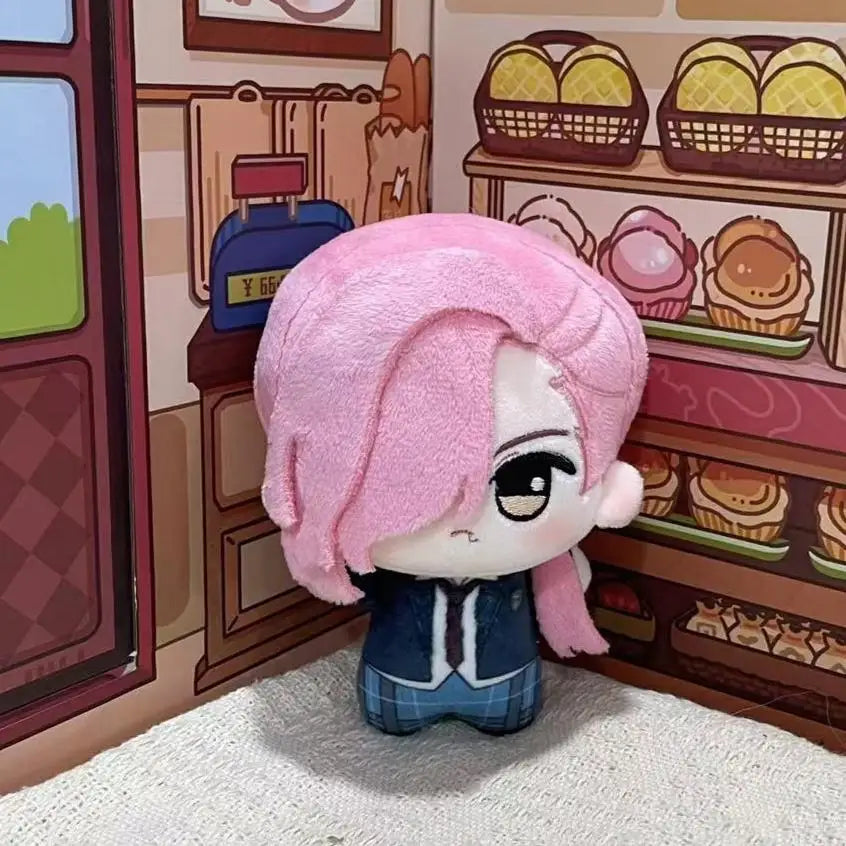 Soft and Cute Reki Kyan Mini Plush Toy, Cartoon Anime Keychain Pendant, Ideal for Claw Machines and Anime Collectible Gifts