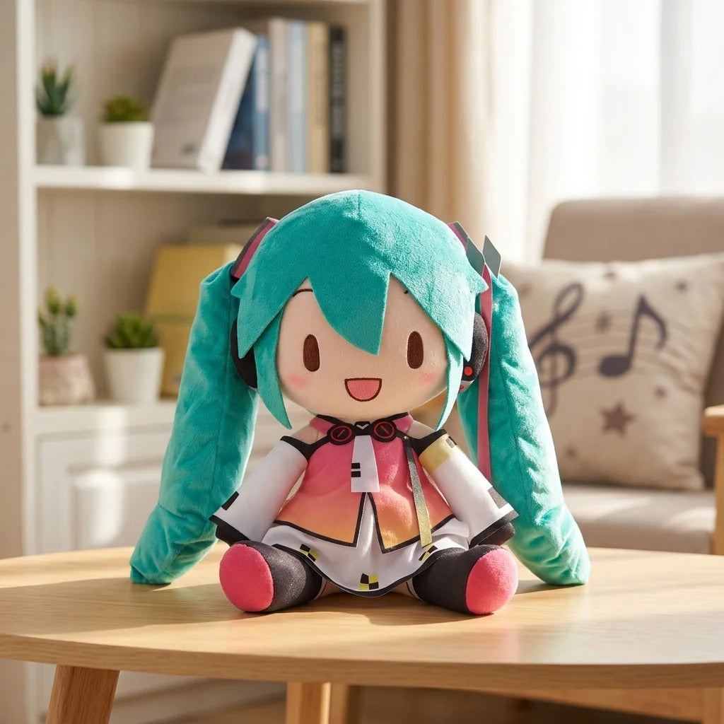 Wholesale Miku Fuwa Petit Project DIVA MEGA39s Star Voice Authentic Genuine Original 30cm Sitting Plush Doll PP Cotton Toy
