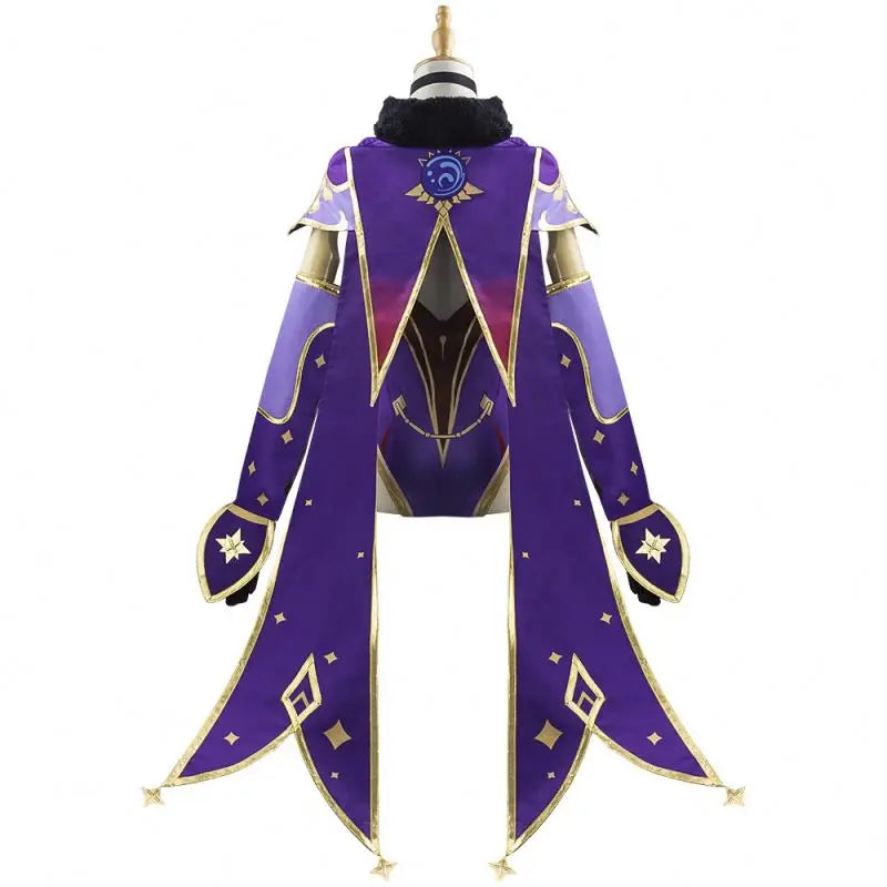 UWOWO Game Genshin Impact Mona Megistus Astral Reflection Cosplay Costume Special Cute Enigmatic Astrologer
