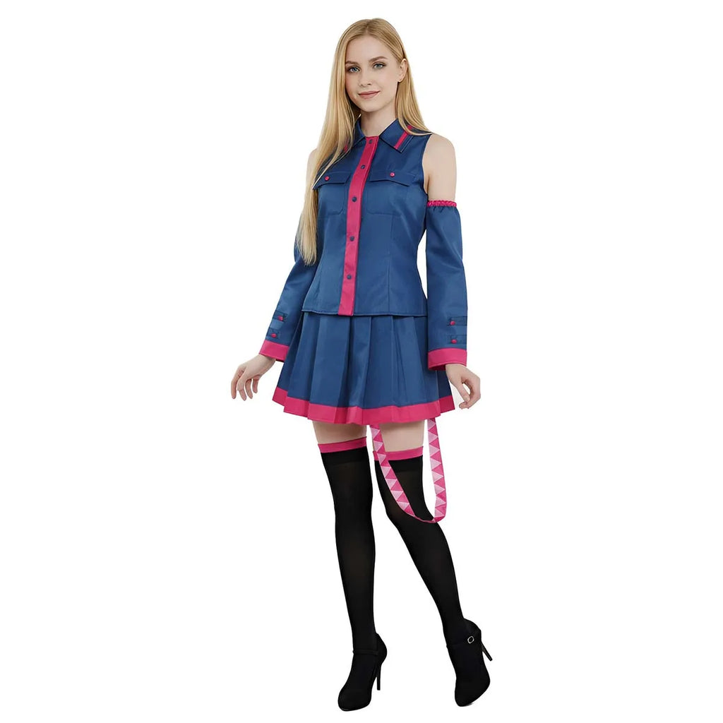Adult Women Anime Future Miku Kasane Teto Cosplay Costume IDOL-001