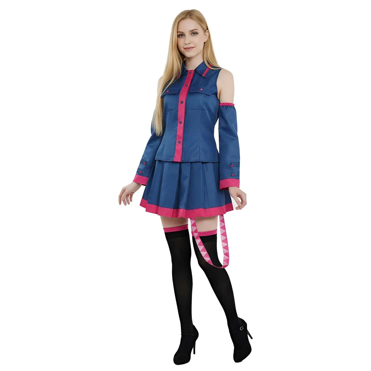 Adult Women Anime Future Miku Kasane Teto Cosplay Costume IDOL-001