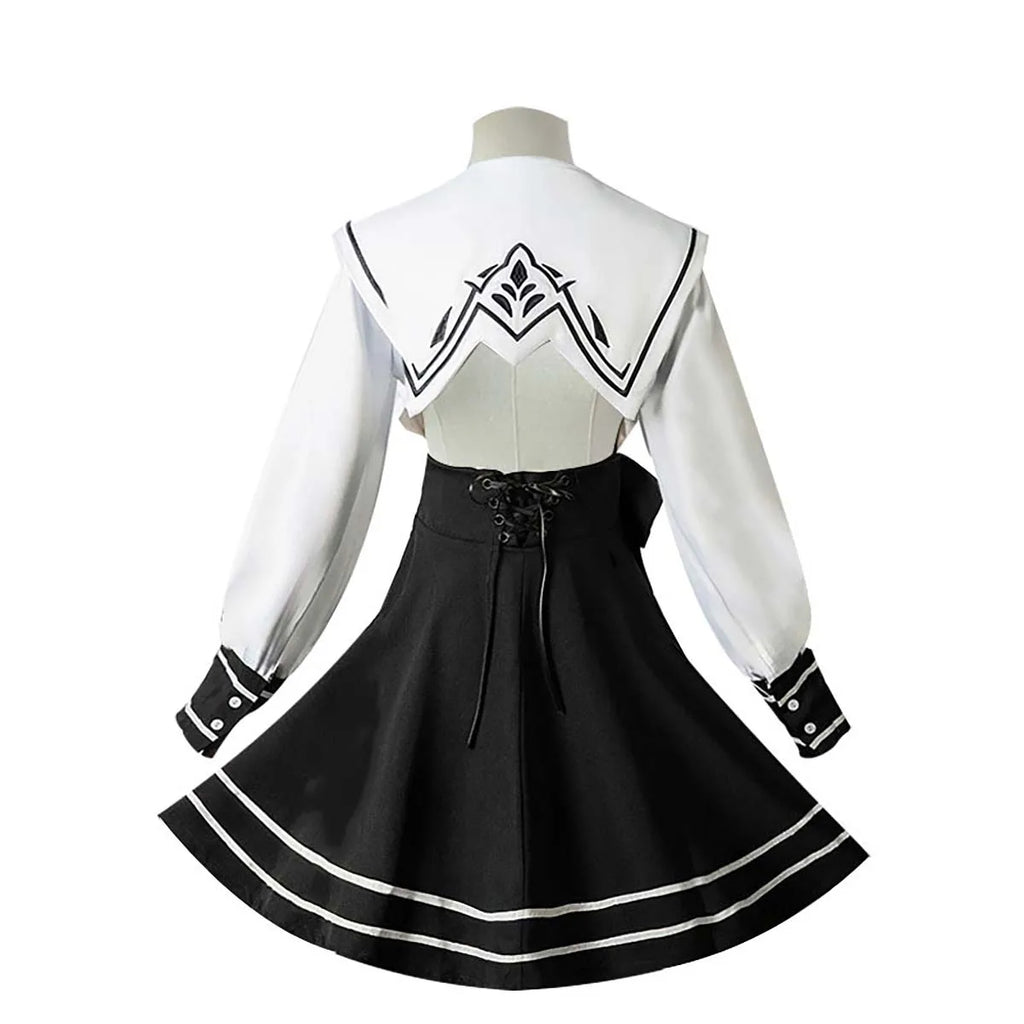 Game Nier Automata Yorha 2B Cosplay Costume School Uniform Suit GAHC-012