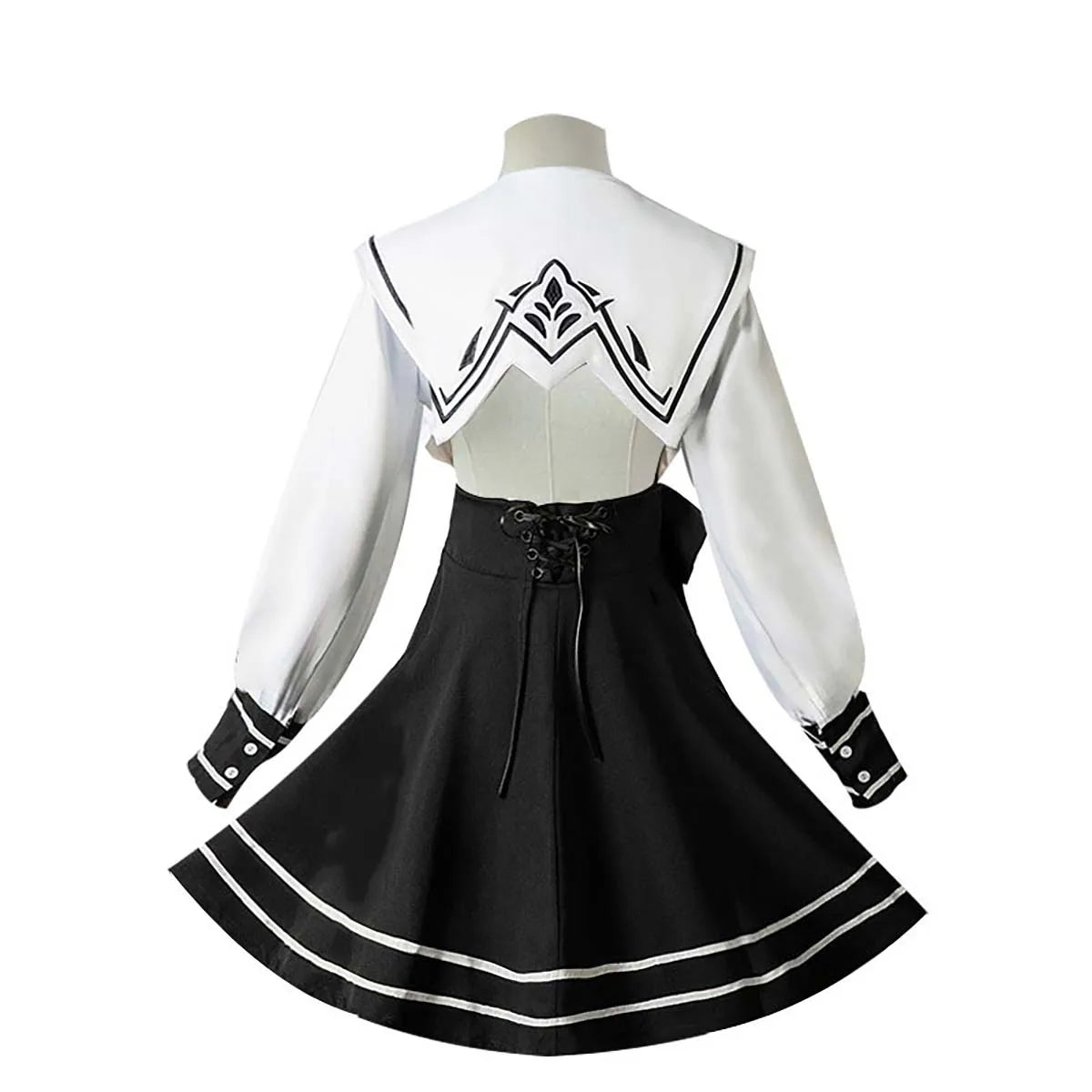 Game Nier Automata Yorha 2B Cosplay Costume School Uniform Suit GAHC-012