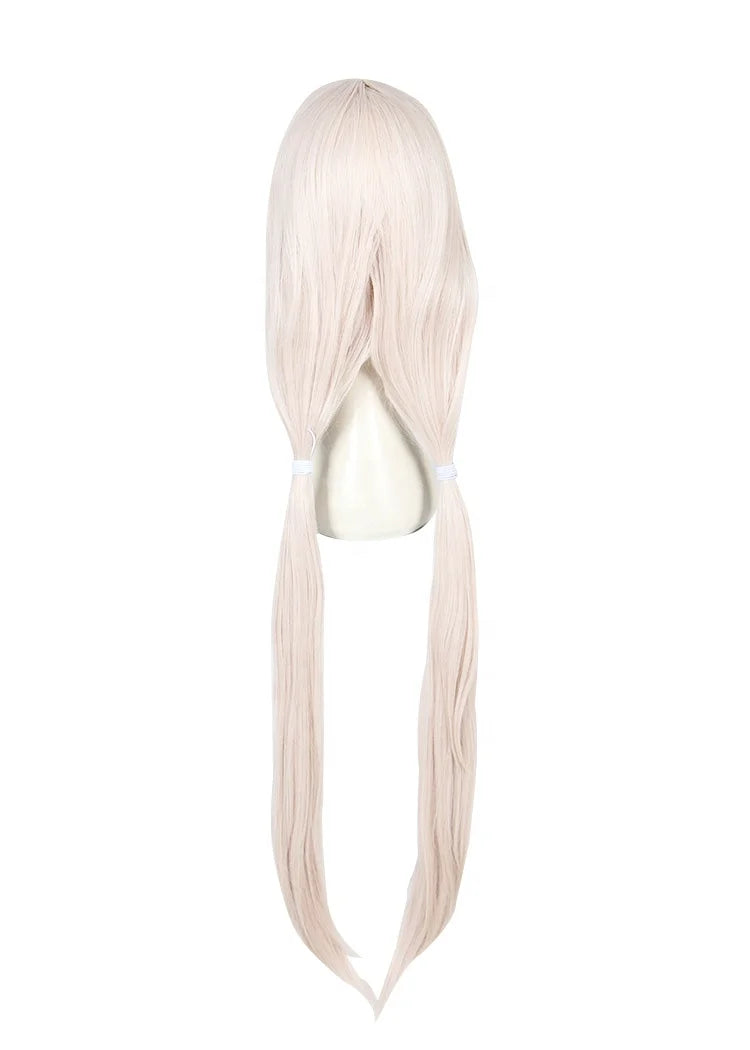 Wholesale 100cm Long Straight Cherry Pink Nekopara Vanilla Wig Synthetic Anime Cosplay Wigs With 2Ponytails CS-453B