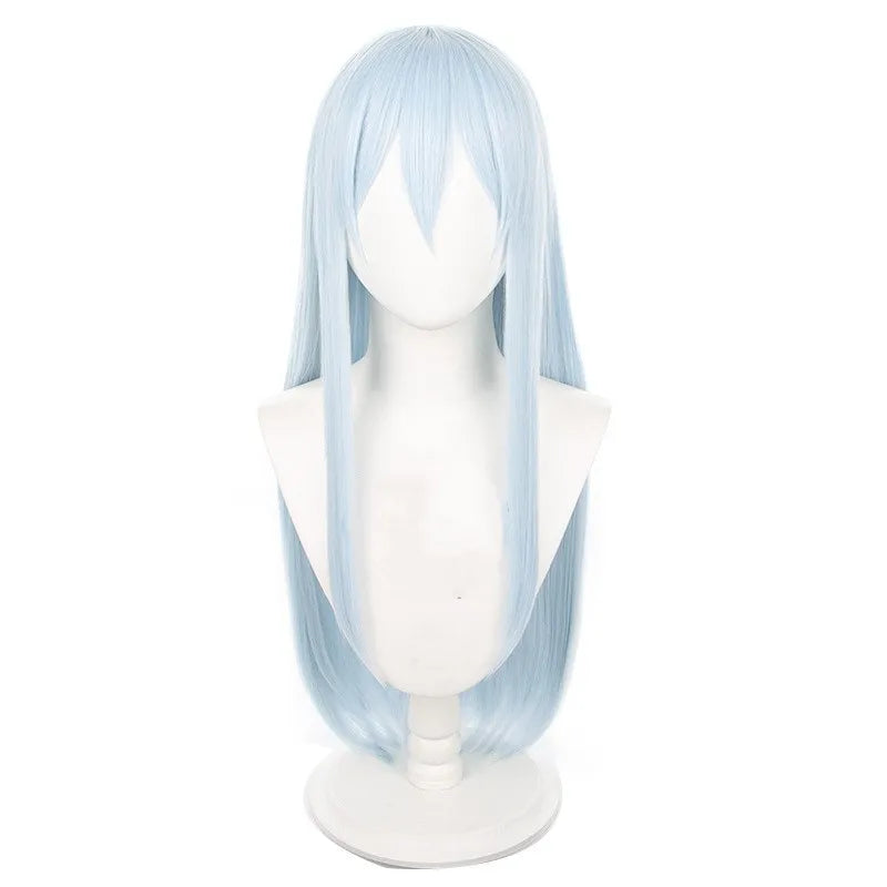 Wholesale Yoisaki Kanade Wig 80cm Long Straight Light Blue Project Sekai Game Anime Synthetic Halloween Party Cosplay Wig