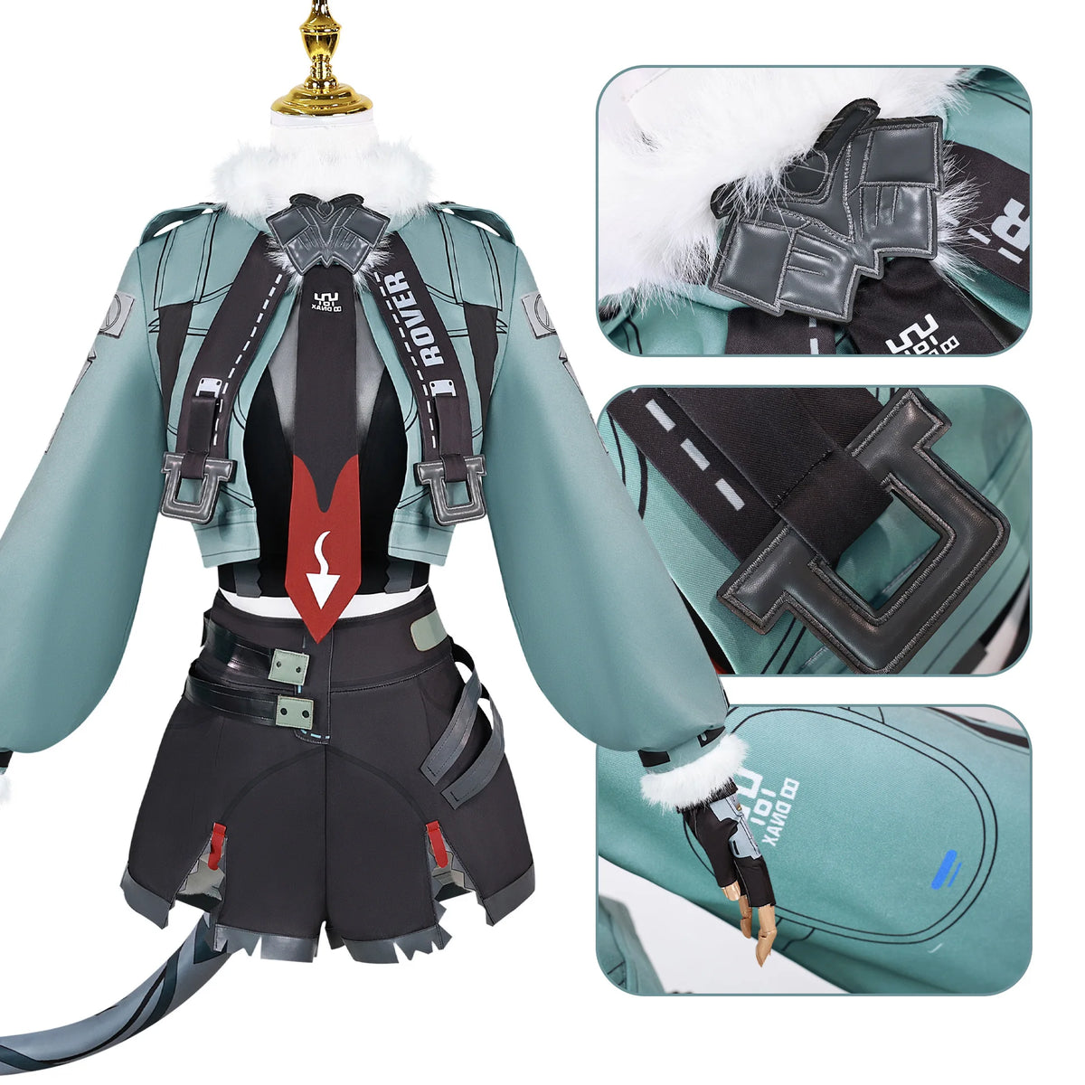 Zenless Zone Zero Women's Halloween Party Outfit Zero Jane Doe Cosplay Costume Physical Anomaly Agent Uniform with Suits Set