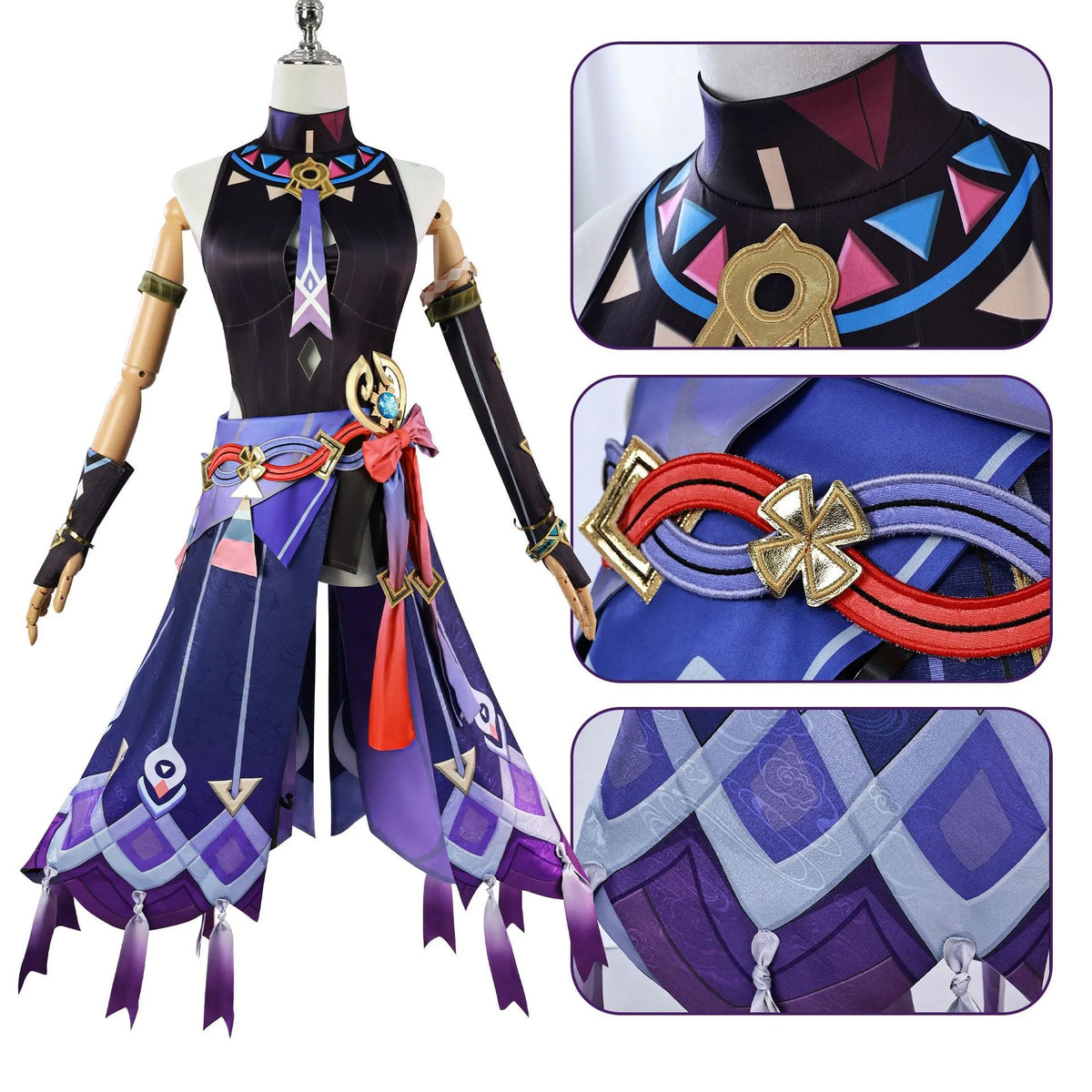 Wholesale Unisex Genshin Impact Cosplay Costume Uniform Cloth Halloween Party Role Play Outfits Anime Citlali Costume