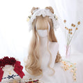 Wholesale Heat Resistant Wig Cosplay 65cm Long Wave Dark Blonde Anime Peluca Synthetic Halloween Princess Lolita Wig