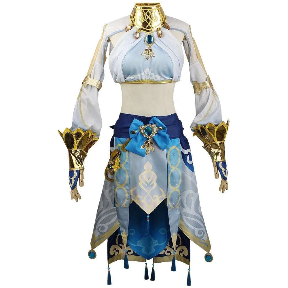 High Quality Wholesale Sumeru Nilou Costume Cosplay Uniform Cloth Halloween Genshin Impact Anime Cosplay Costume for Party