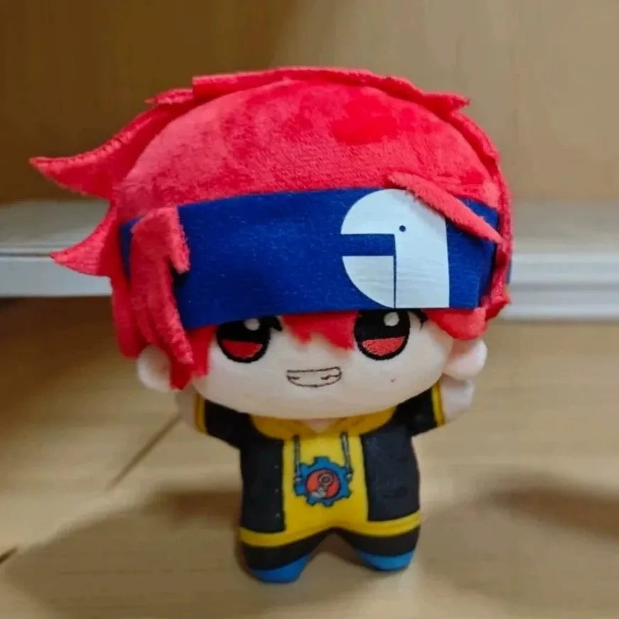 Soft and Cute Reki Kyan Mini Plush Toy, Cartoon Anime Keychain Pendant, Ideal for Claw Machines and Anime Collectible Gifts