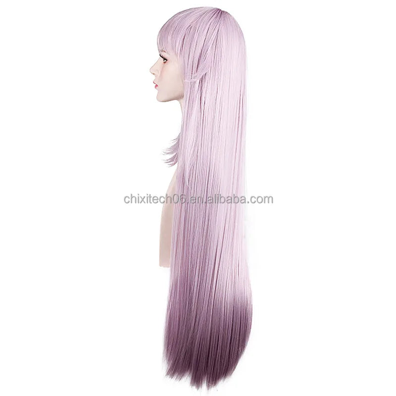 The Original Animation by NEKO Features a Pinkish-purple Upturned Cosplay Wig of the K-cat Yari