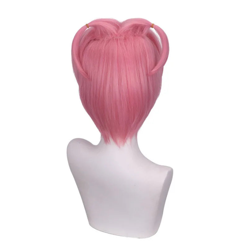 Game Doki Doki Literature Club Natsuki Pink Short Wigs for Woman GAHC-010