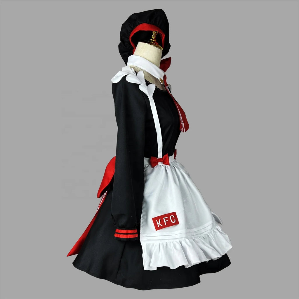Wholesale High Quality Genshin Impact Anime Cosplay Costume Lolita Maid Dress Halloween Party Noelle Costume