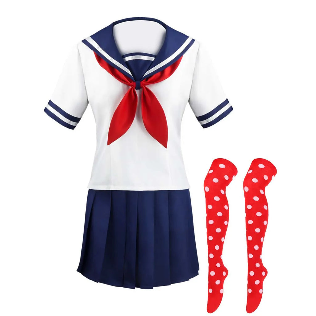Women Game Yandere Simulator Ayano Aishi Yandere Chan Cosplay Costume Or Wig GAHC-013