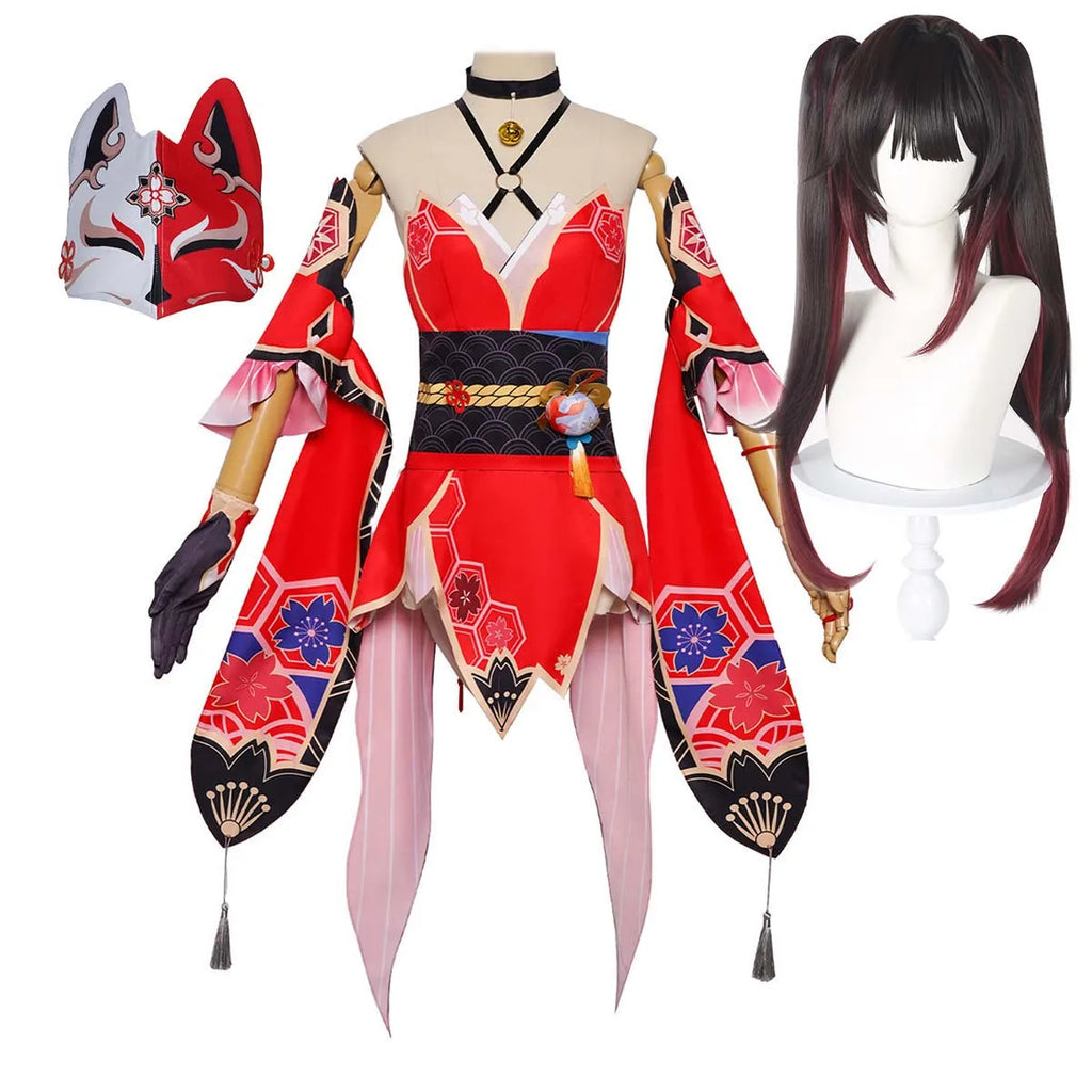 Halloween Honkai Star Rail Sparkle Cosplay Costume Full Set With Mask GAHC-008