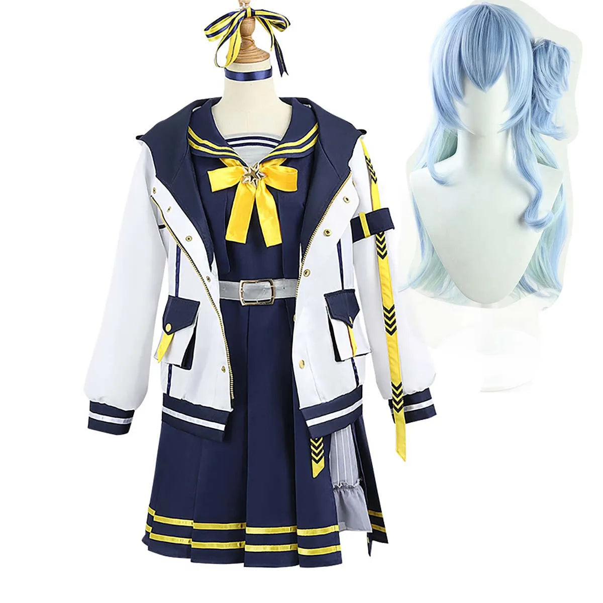 Vtuber Hoshimati Suisei Cosplay Costume for Halloween Christmas Carnival New Year Party IDOL-003
