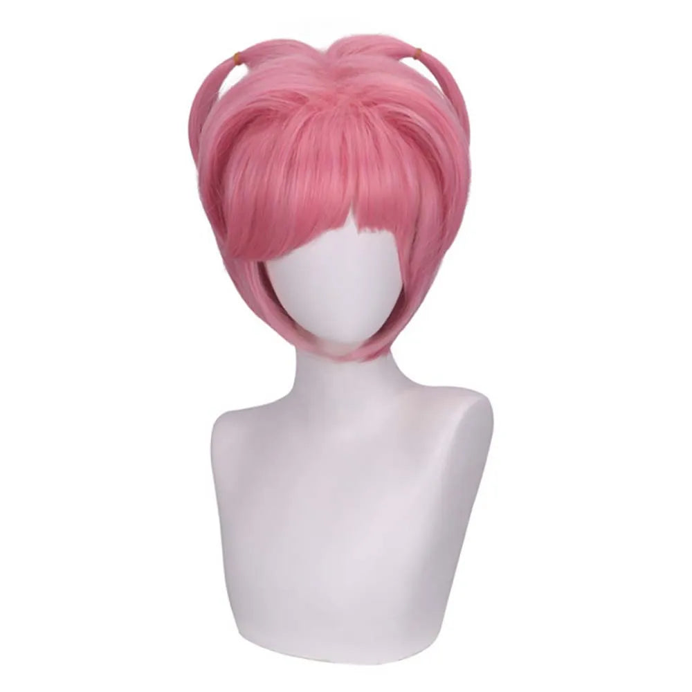 Game Doki Doki Literature Club Natsuki Pink Short Wigs for Woman GAHC-010