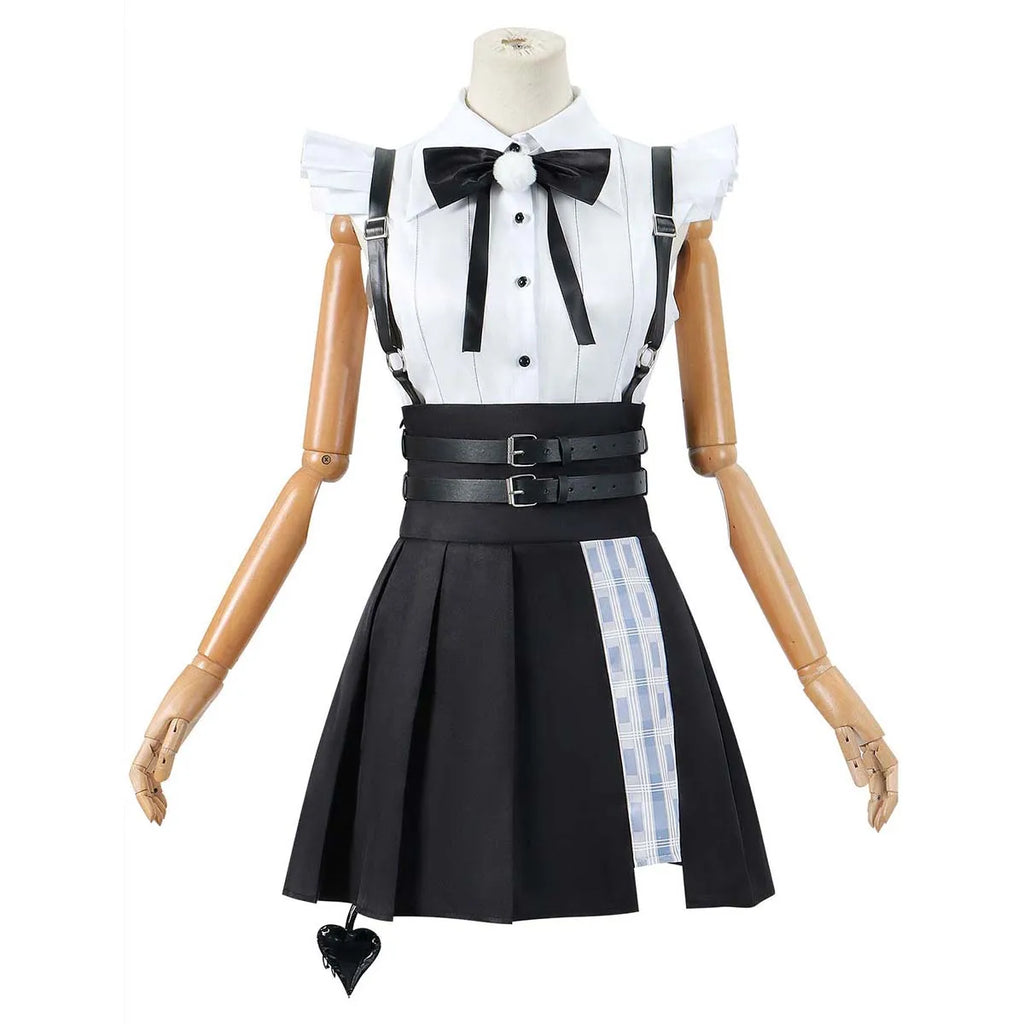 Anime Hololive VTuber Cosplay Tokoyami Towa Costume Idol Dress IDOL-003