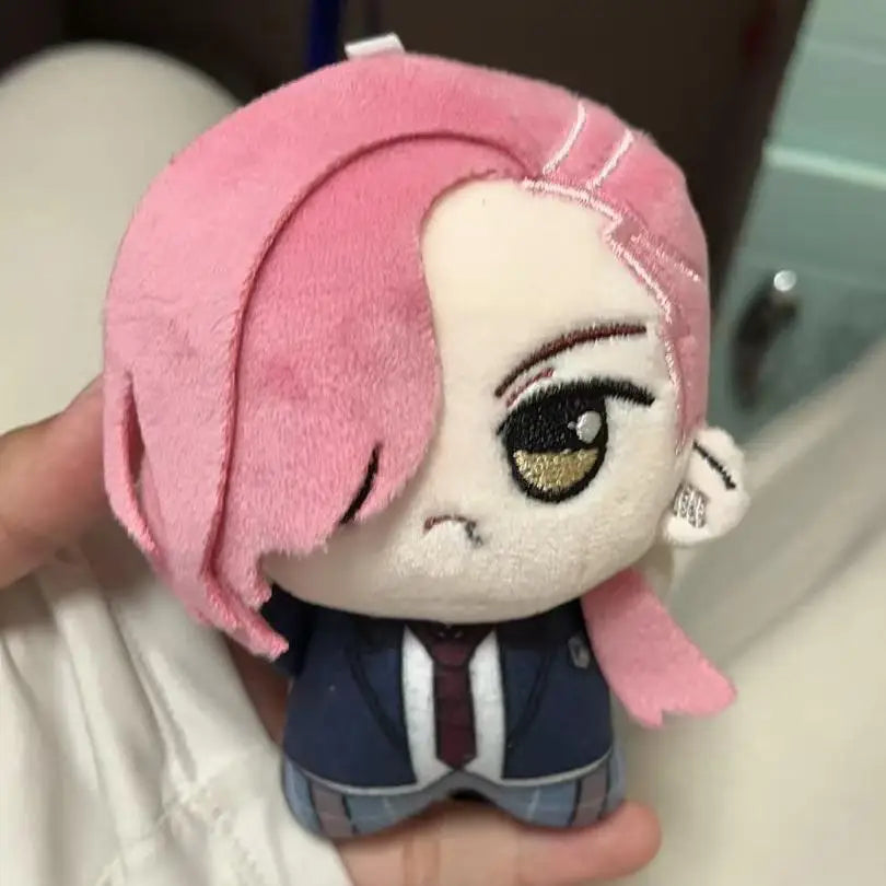 Soft and Cute Reki Kyan Mini Plush Toy, Cartoon Anime Keychain Pendant, Ideal for Claw Machines and Anime Collectible Gifts