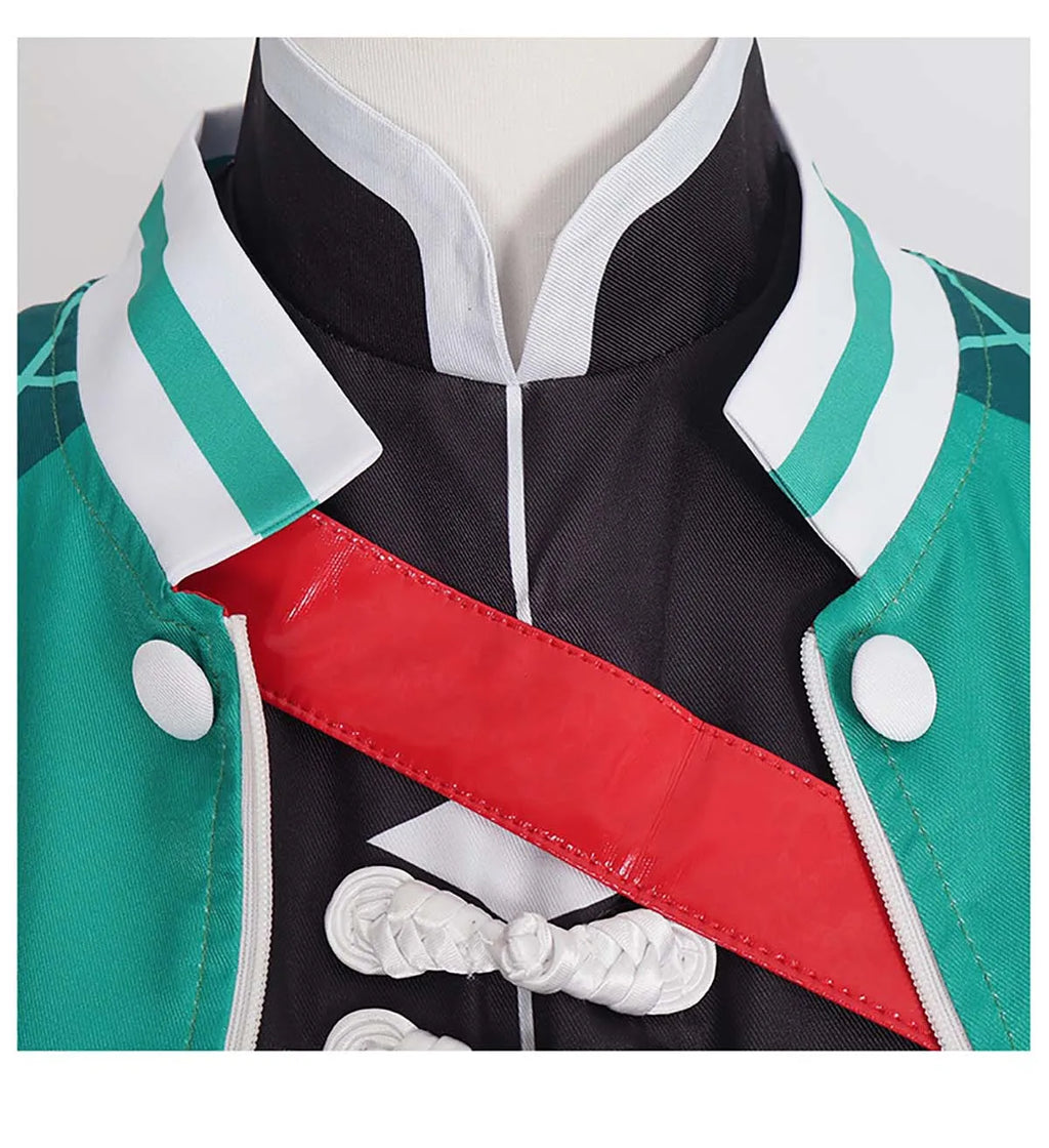 Adult Women Hao Deco27 PJSK Cosplay Green Costume or Wig IDOL-001