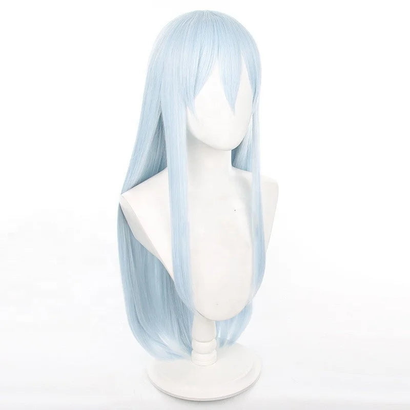 Wholesale Yoisaki Kanade Wig 80cm Long Straight Light Blue Project Sekai Game Anime Synthetic Halloween Party Cosplay Wig