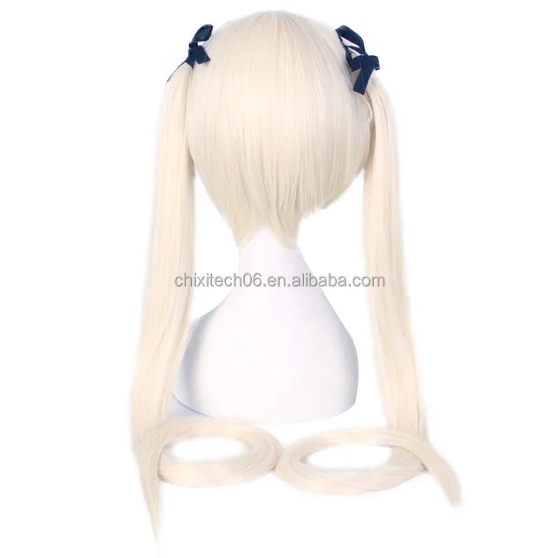 The Main Saint Da Sosplay Wig Kuroharu Hino Qiongqiongmei in a Milk Gray and Gold Split