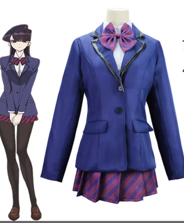 Shouko Komi Skirt Set Anime Komi Can't Communicate Komi San Wa Comyushou Desu Cosplay Costume High School Uniform